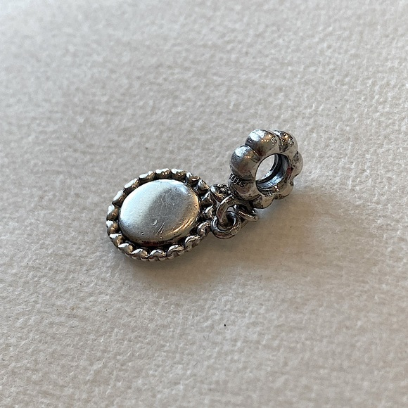 SOLD Retired Pandora Grand-Mother silver dangle charm with CZ - Picture 8 of 10